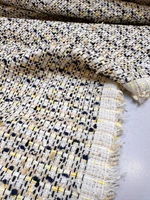 cotton: 68%, viscose: 19%, polyester: 13%, boucle: 0%, yellow, black, cream, mrtx-42